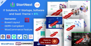 StartNext – IT & Business Startups WordPress Theme