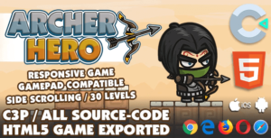 Archer Hero HTML5 Game - With Construct 3 All Source-code