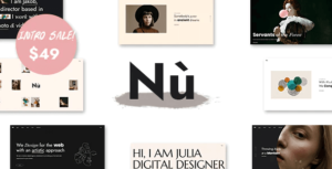 Nù – Creative Portfolio WordPress Theme
