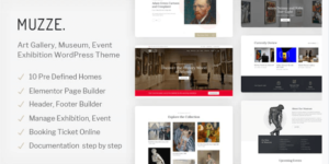Muzze - Museum Art Gallery Exhibition WordPress Theme