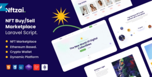 Nftzai - NFT Buy/Sell Marketplace Laravel Script