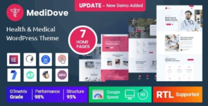MediDove - Health & Medical WordPress Theme + RTL
