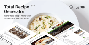 Total Recipe Generator - WordPress Recipe Maker with Schema and Nutrition Facts - WP Bakery