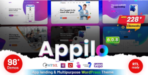 Appilo - App Landing Page WordPress Theme