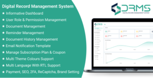 DRMS SaaS - Digital Record Management System